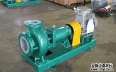 耐酸堿氟合金離心泵汽濁狀況如何發生的?